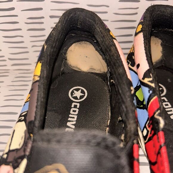 Converse All Star Cartoon Low slip on shoes 100143R Women's‎ 7.5 Mens 6 - Picture 6 of 9